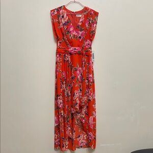 NEW Floral Red Maxi Dress